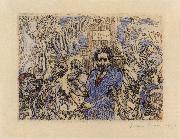James Ensor Demons Tormenting me oil painting on canvas
